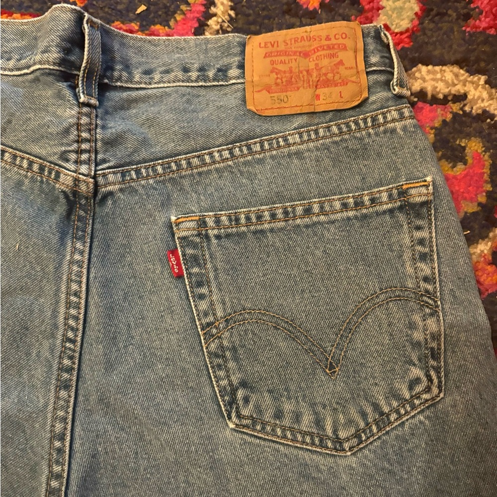 Men’s Levi’s 550 Denim Shorts - Size 34 - Picture 3 of 5